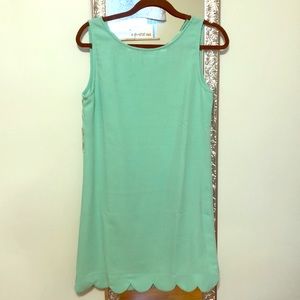 Mint green dress